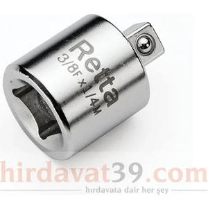 3/8'' - 1/4'' Lokma Adaptör