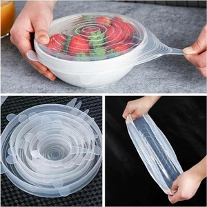 6'lı Tazeliği Koruyan Silikon Streç Kapak RA-502