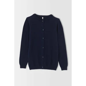 Defacto Kız Çocuk Düğmeli Triko Hırka N8407A621AU