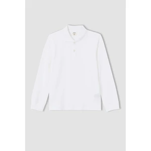 Erkek Çocuk Regular Fit Polo Yaka Uzun Kollu Tişört L0288A621AU