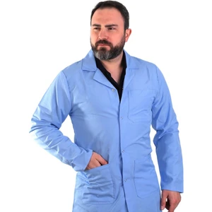 Eser - Erkek Alpaka Önlük Çıtçıtlı- Mavi