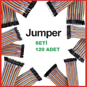 120’LI Dişi-Dişi, Erkek-Erkek, Erkek-Dişi Jumper Kablo Seti