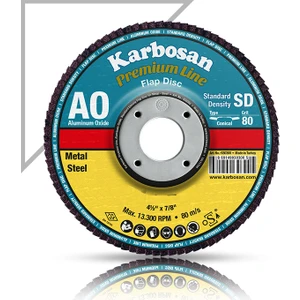 Metal Zımpara Flap Disk - 115 x 80 Kum - 5 Adet