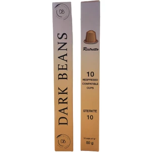 Dark Beans Coffee Kapsül Kahve 10'lu Ristretto