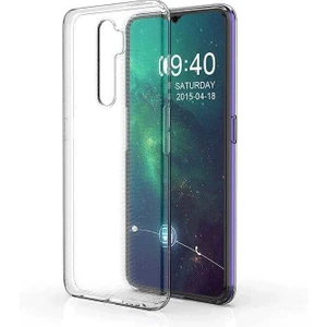 Oppo A5 2020 Kılıf Şeffaf Silikon Hibrit Case