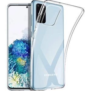 Samsung Galaxy S20 Plus Kılıf Şeffaf Silikon Hibrit Case
