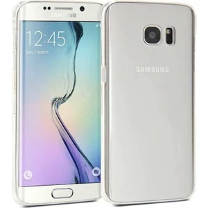 Samsung Galaxy S6 Edge Kılıf Şeffaf Silikon Hibrit Case