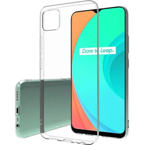 Realme C11 Kılıf Şeffaf Silikon Hibrit Case