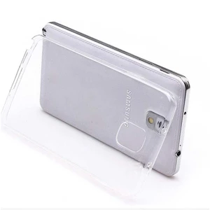 Samsung Galaxy Note 3 Kılıf Şeffaf Silikon Hibrit Case