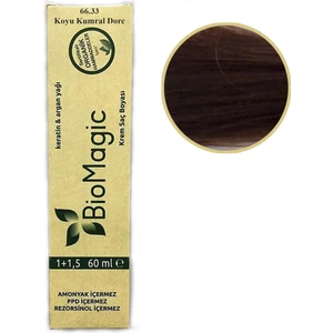 Biomagic Organik Saç Boyası 60 ml Doğal Amonyaksız Rezorsinol ve Ppd Bulunmaz