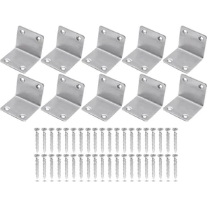 Mobilya Dolap Köşe Bağlantı Sabitleme L Gönye 30X25X25 mm (10 Adet)