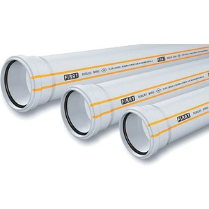 Dublex Pvc Atık Su Borusu 50/1000 (Çap:50 UZUNLUK:100 Cm)