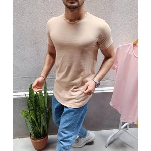 giyadda Erkek Krem/ Bej Slim Fit Dar T-shirt