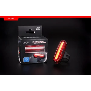 Mavi-Kırmızı Çakarlı, USB Şarjlı Bisiklet Stop Lambası