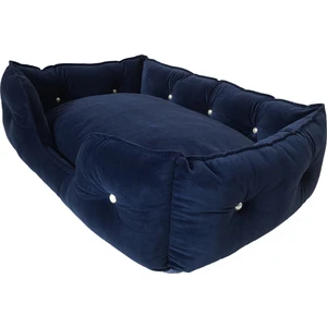 Lüks Kadife Visco Dolgulu  Fermuarlı Yıkanabilir  Kedi Köpek Yatağı XL-65X95X25CM