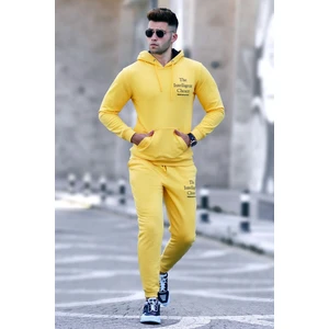 Baskılı Sarı Erkek Eşofman 4725