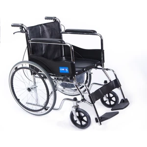 Comfort Plus DM-680 Tuvalet Özellikli Refakatçı Frenli Katlanabilir Tekerlekli Sandalye