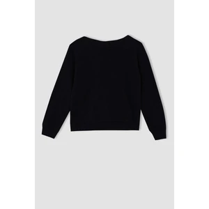 Kız Çocuk Kanguru Cepli Kapüşonlu Sweatshirt U6471A621Au