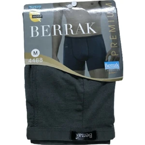 Füme Renk Ince Kemerli Modal Boxer