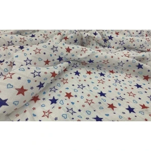 Ecotton Works Yıldızlı Desen Çok Amaçlı Müslin Örtü