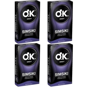 4 Kutu Okey Prezervatif Sımsıkı | Daha Etkili Kavramalı 10 Adet Prezervatif