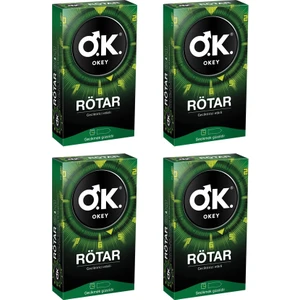 4 Kutu Okey Rötar Prezervatif 10'lu Paket