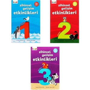 Eolo +3 Yaş Zihinsel Gelişim Etkinlik Seti 3 Kitap