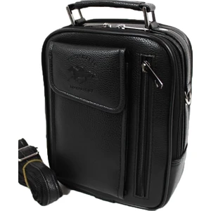 Nps1 Suni Deri Kasalı Erkek Askılı El Çantası Büyük boy