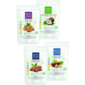 Un Quadro Set (4x100 Gram) Badem+fındık+ceviz+hindistan Cevizi