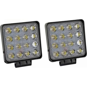 2tt.tas 12/80V Çalışma Lambası, 16 LED 48W Kare, L-1005, 2 Adet