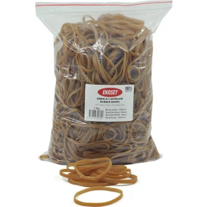 Geniş Kauçuk Paket Ambalaj Kasa Lastiği 100X5 mm 1 kg