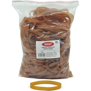 Extra Geniş Kalın Kauçuk Paket Ambalaj Kasa Lastiği 130X10 1 kg