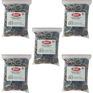 6 Renk Paket Ambalaj Para Lastiği 40 mm 5000 Adet