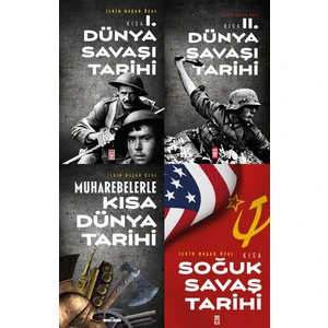 Ilkin Başar Özal 4 Kitap Kısa Savaş Tarihi Seti / Kısa 1. Dünya Savaşı Tarihi - 2. Dünya Savaşı Tarihi - Muharebelerle Kısa Dünya Tarihi - Soğuk Savaş Tarihi