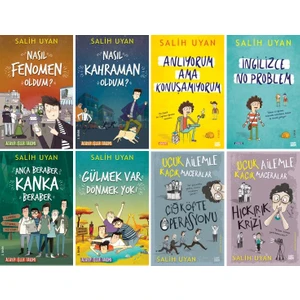 Salih Uyan 8 Kitap Set / Nasıl Fenomen Oldum - Nasıl Kahraman Oldum - Anlıyorum Ama Konuşamıyorum - Ingilizce No Problem - Anca Beraber Kanka Beraber - Gülmek Var Dönmek Yok - Çiğ Köfte Operasyonu