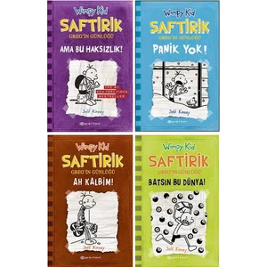 Saftirik Wimpy Kid 5-8. Kitaplar Set - Jeff Kinney