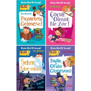 Bizim Okul Bi'acayip Serisi 5-8. Kitaplar Set - Dan Gutman