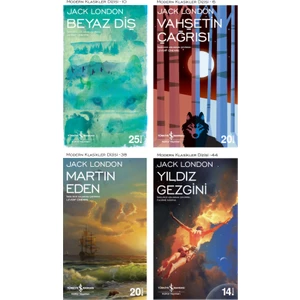 Beyaz Diş - Vahşetin Çağrısı - Martin Eden - Yıldız Gezgini - Jack London - 4 Kitap
