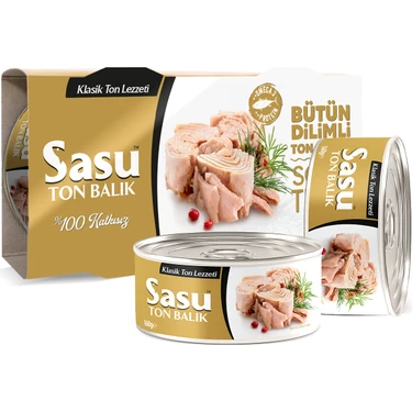 Sasu Klasik Ton Balığı 12X160G Bütün