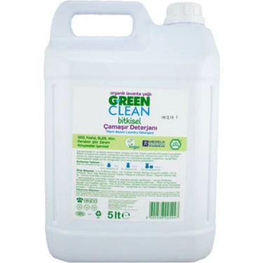 Green Clean   Green Clean Organik Lavanta Yağlı Bitkisel Çamaşır Deterjanı