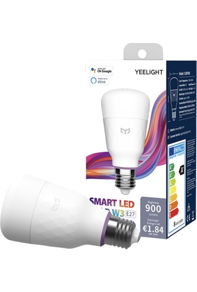 Yeelight Smart LED Bulb W3 Rgb Akıllı LED Ampül