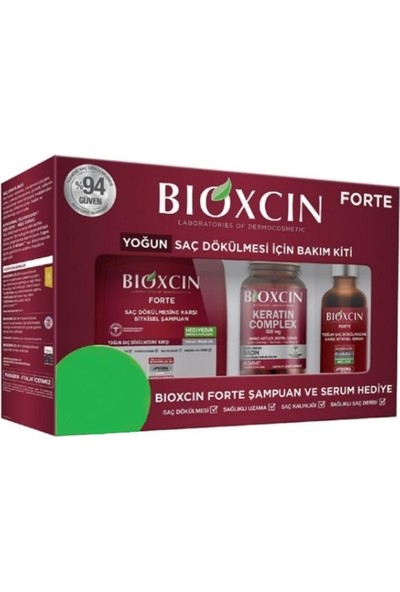 Bioxcin Forte Yoğun Bakım Kiti+Tablet+Şampuan+Serum