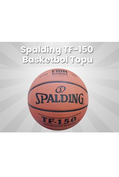 TF-150 Laminasyon Yapı Deri Kompozit 8 Panel Basketbol Topu Perform Fıba Logolu