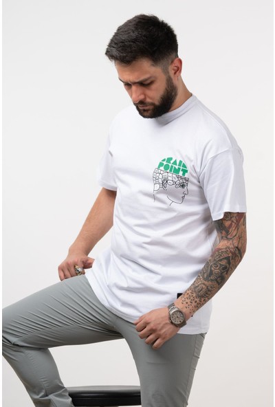 Akçaylar Oversize Penye Erkek T-Shirt