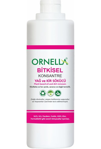 Ornella Bitkisel Yağ ve Kir Sökücü 750 ml