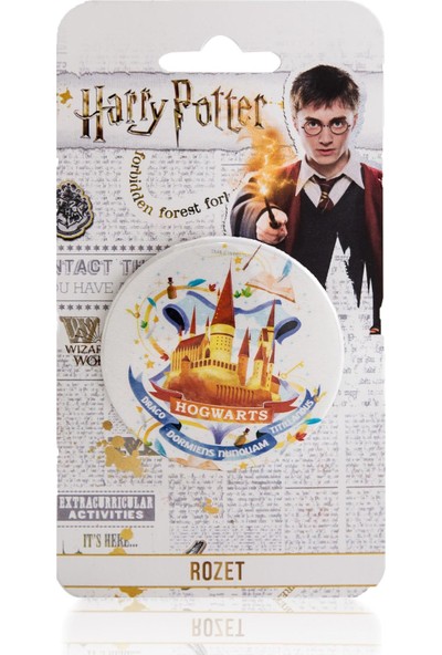 Gifi Rozet Harry Potter Hogwarts Lisanslı Özel Tasarım