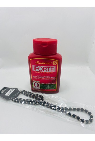 Zigavus Forte Ultra Clinical Yağlı Saçlar Için Şampuan 300 ml Kolye ve Bileklik Hediyeli