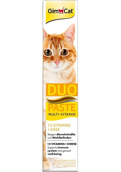 Duo Paste Peynirli 12 Vitaminli Kedi Macunu 50GR