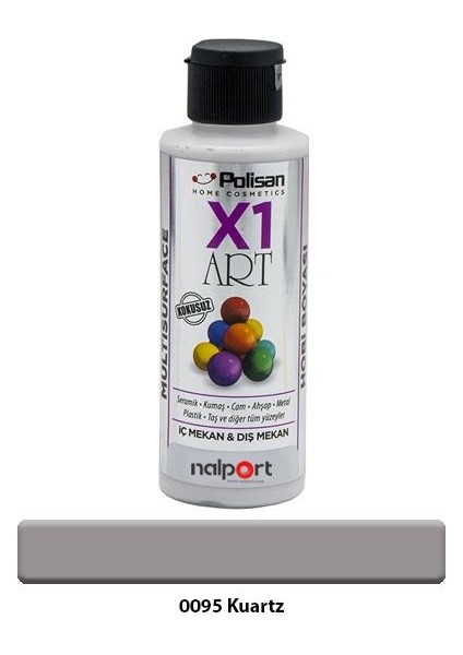 X1 Art Multisurface Hobi Boyası Kuartz 120 ml