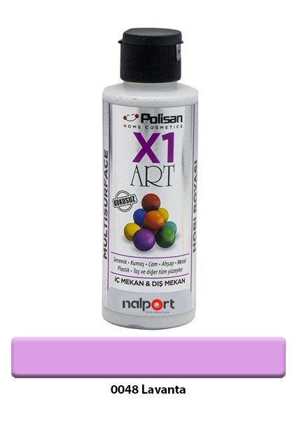 X1 Art Multisurface Hobi Boyası Lavanta 120 ml